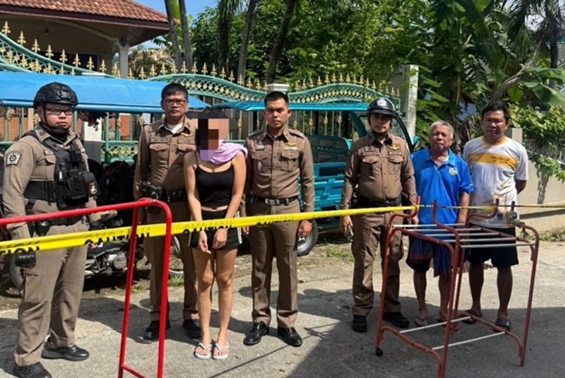 A woman arrested after killing and butchering her mother-in-law in Phuket