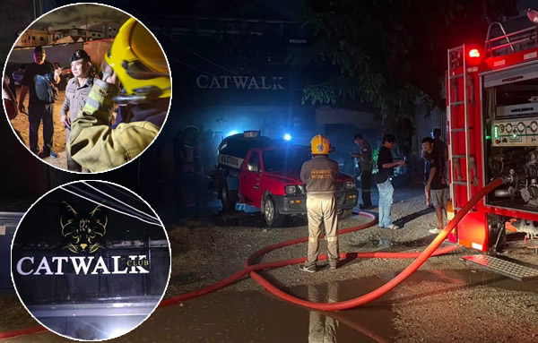 Fire in unlicensed Pattaya club: one dead, police investigating